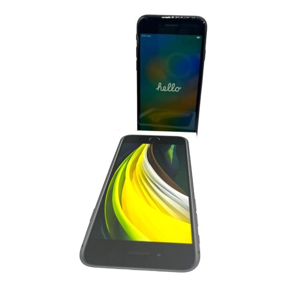 Apple Other - Apple IPhone SE Black 128GB Unlocked Pre-Owned Original Box Model A2275 EUC